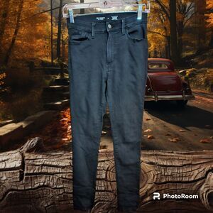 Old Navy 360° Stretch ‎ Extra High Rise Rockstar Jeggings Size 14 Black (T33)